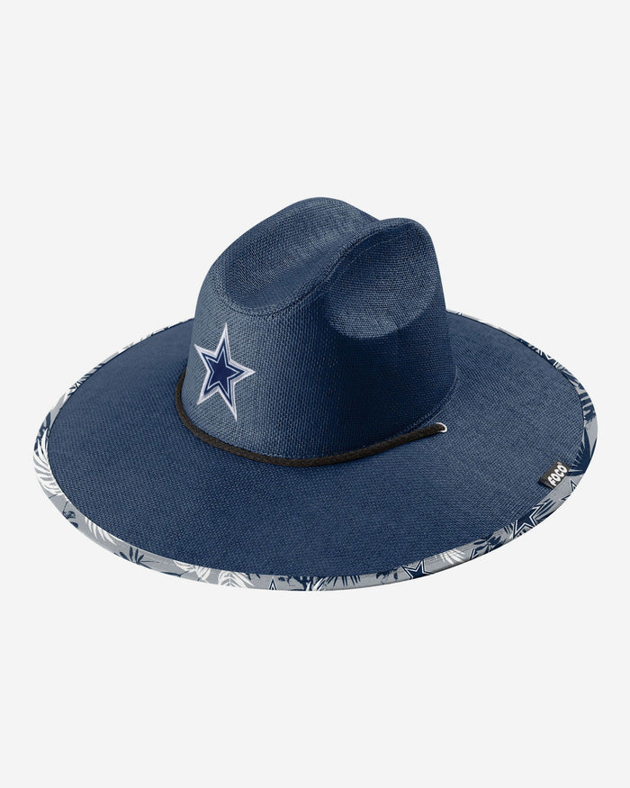 Dallas Cowboys Team Color Straw Hat FOCO - FOCO.com