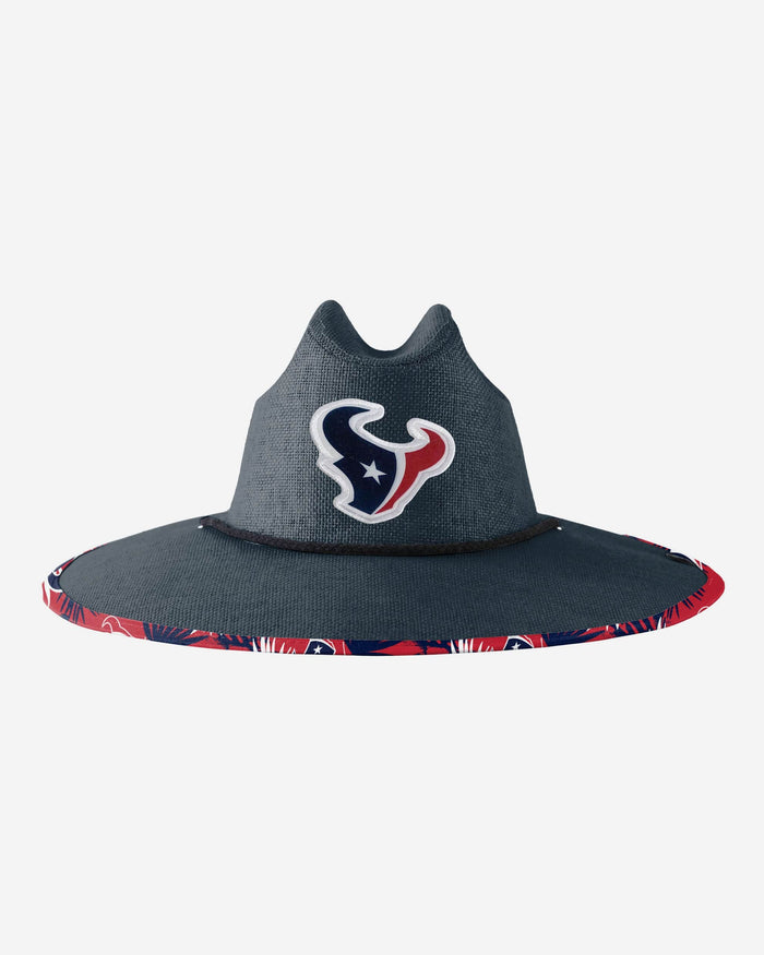 Houston Texans Team Color Straw Hat FOCO - FOCO.com