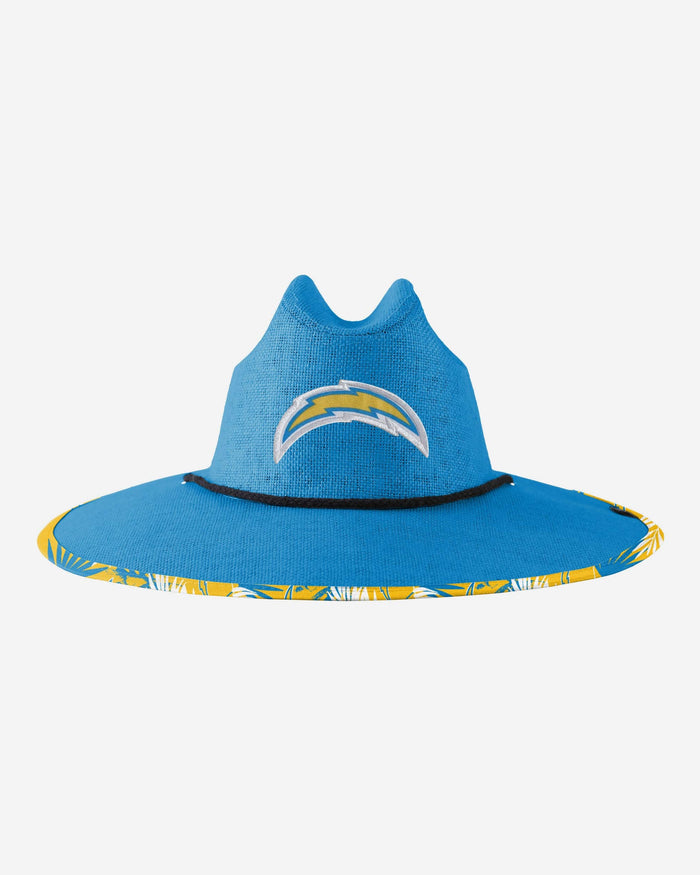 Los Angeles Chargers Team Color Straw Hat FOCO - FOCO.com