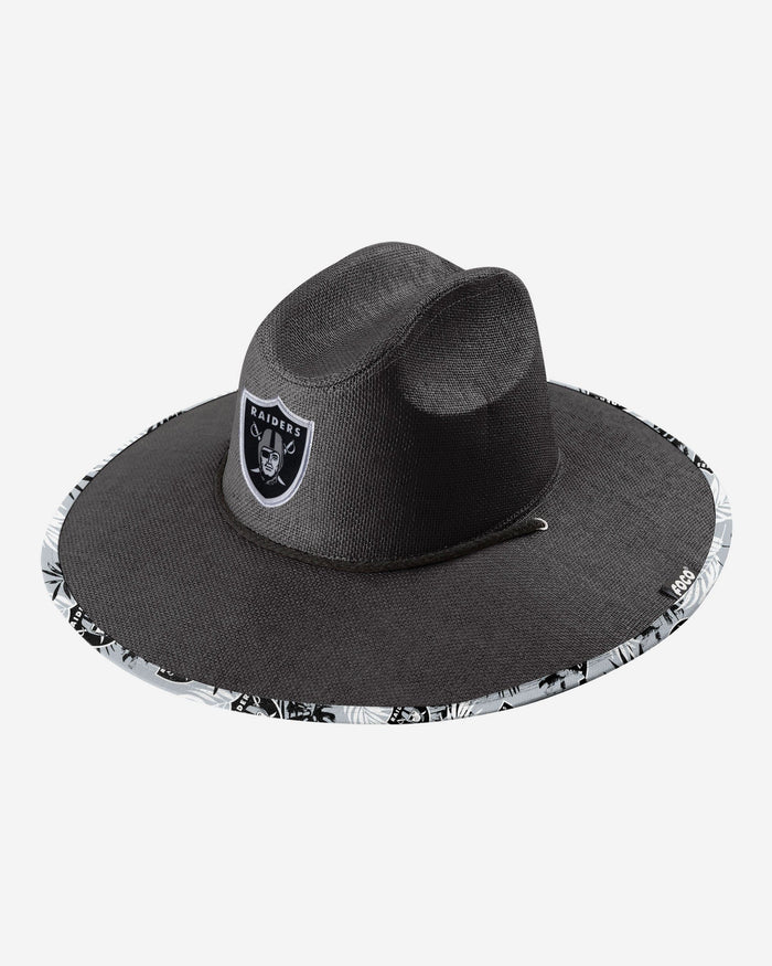 Las Vegas Raiders Team Color Straw Hat FOCO - FOCO.com