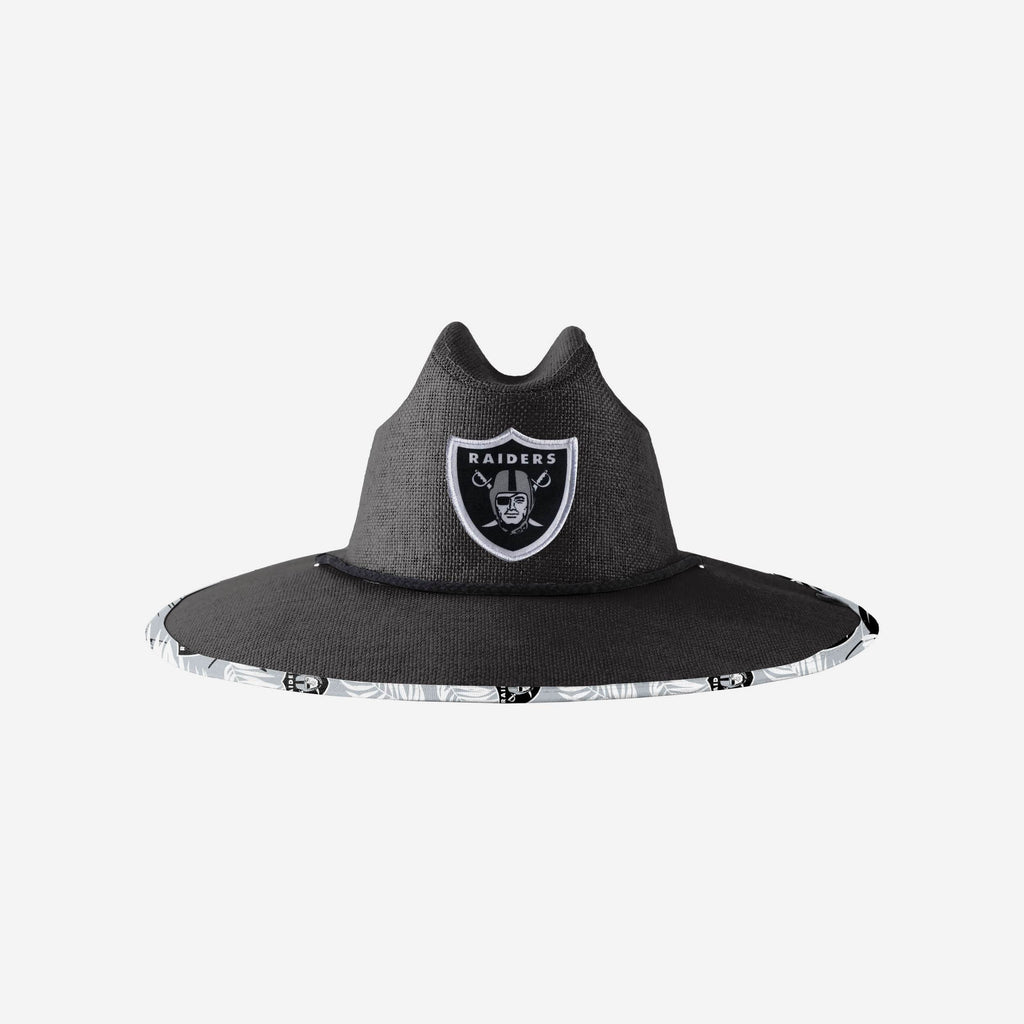 Las Vegas Raiders Team Color Straw Hat FOCO - FOCO.com