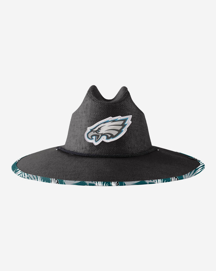 Philadelphia Eagles Team Color Straw Hat FOCO - FOCO.com