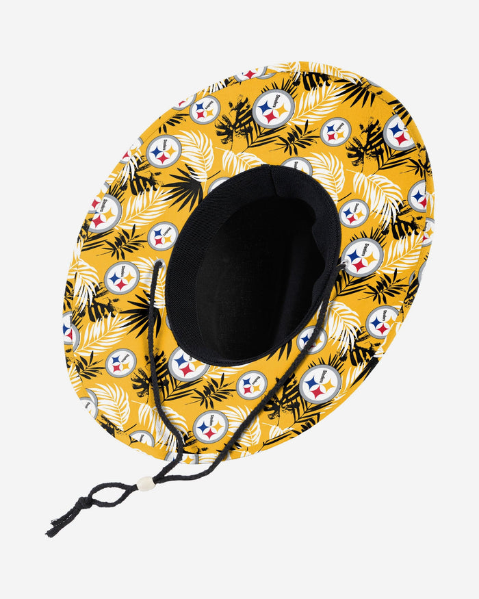 Pittsburgh Steelers Team Color Straw Hat FOCO - FOCO.com