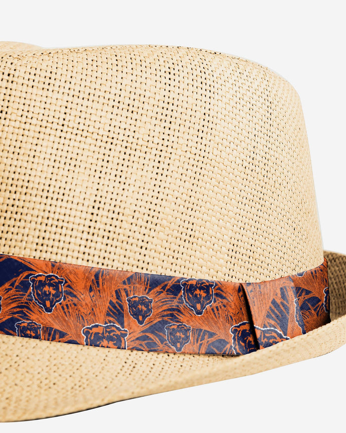 Chicago Bears Trilby Straw Hat FOCO - FOCO.com