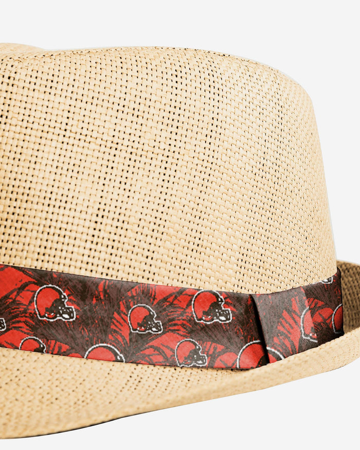 Cleveland Browns Trilby Straw Hat FOCO - FOCO.com
