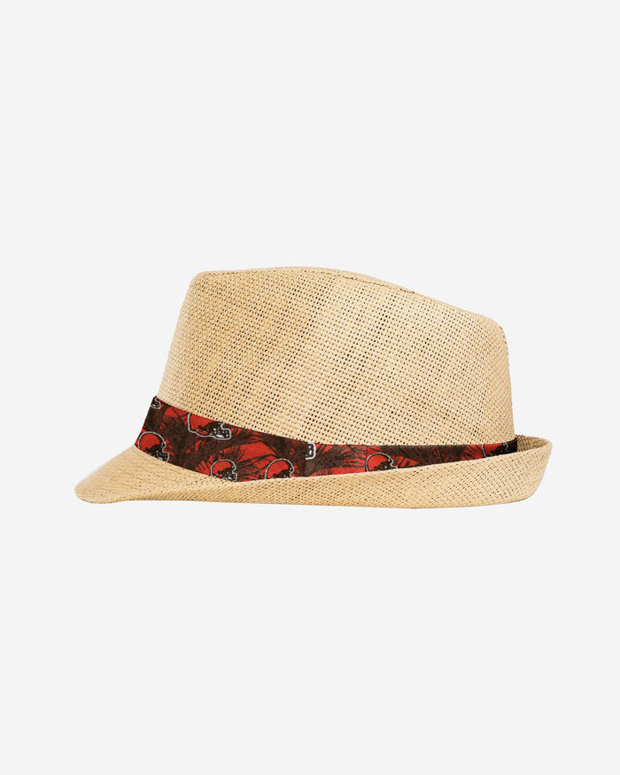 Cleveland Browns Trilby Straw Hat FOCO - FOCO.com