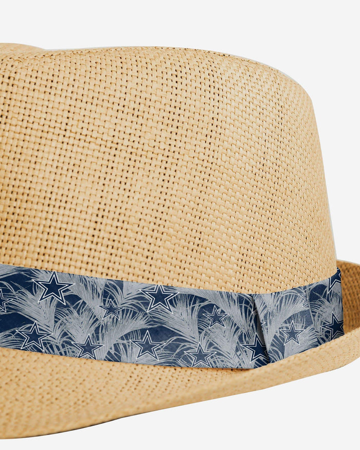 Dallas Cowboys Trilby Straw Hat FOCO - FOCO.com