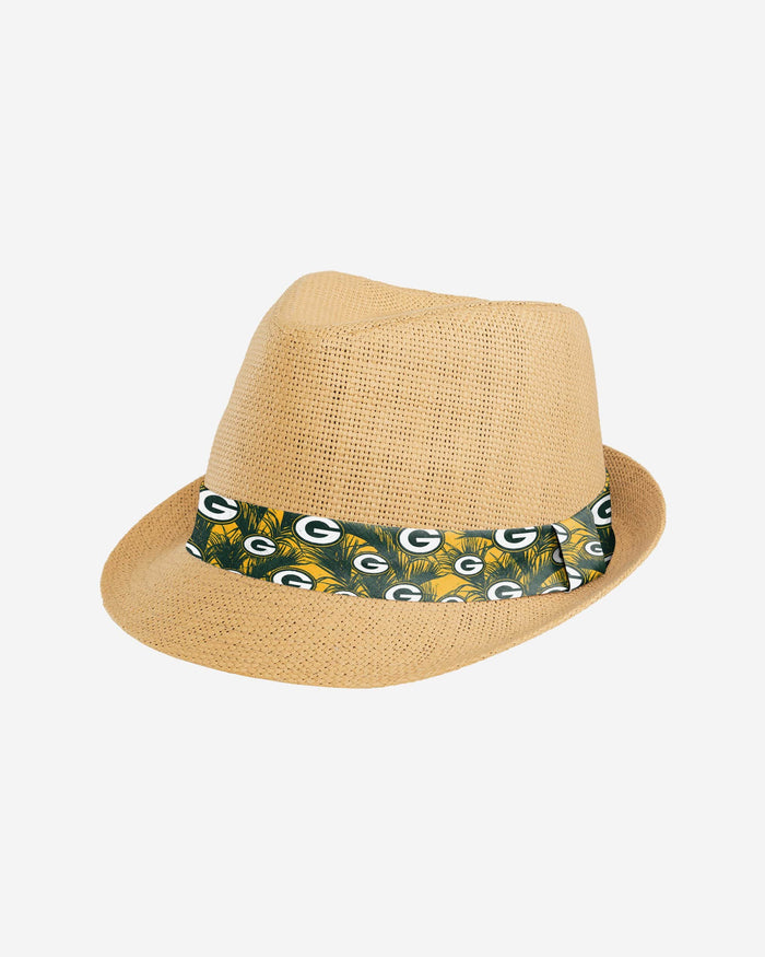 Green Bay Packers Trilby Straw Hat FOCO - FOCO.com