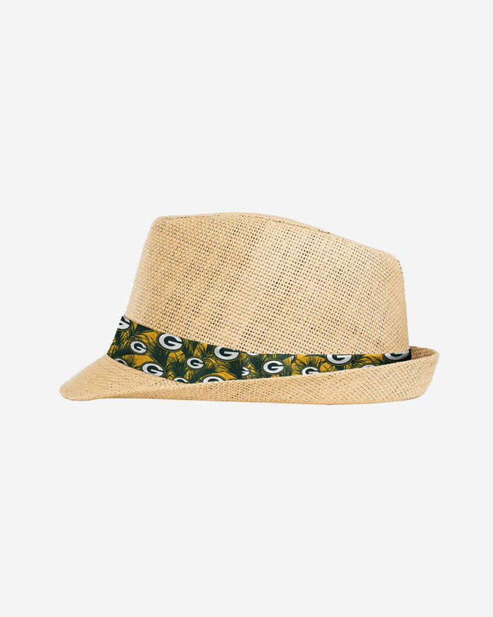 Green Bay Packers Trilby Straw Hat FOCO - FOCO.com