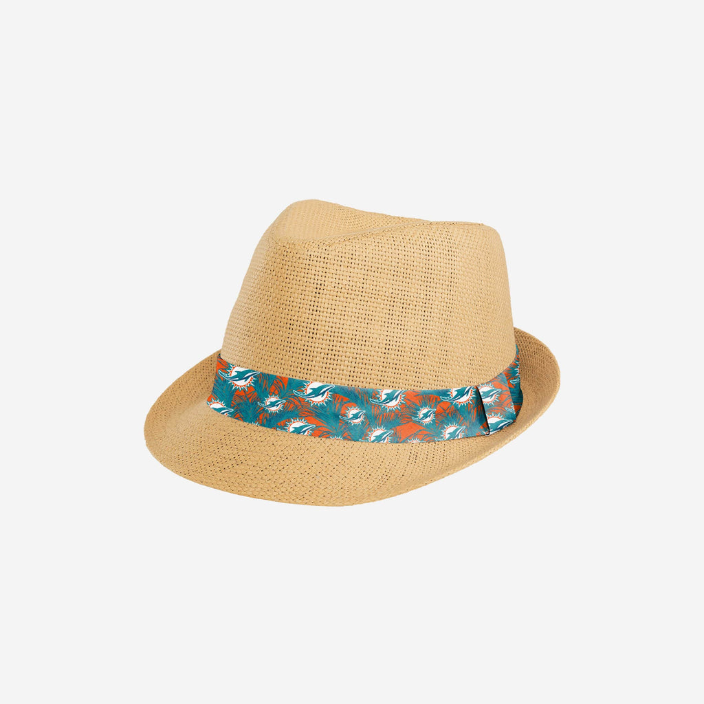 Miami Dolphins Trilby Straw Hat FOCO - FOCO.com