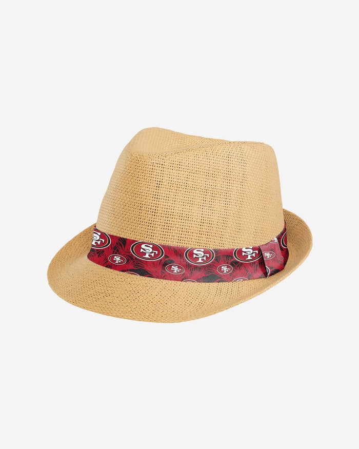 San Francisco 49ers Trilby Straw Hat FOCO - FOCO.com