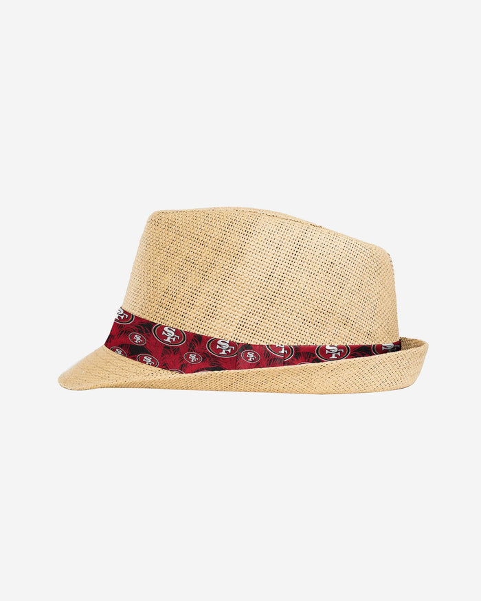 San Francisco 49ers Trilby Straw Hat FOCO - FOCO.com