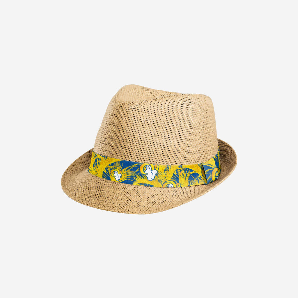 Los Angeles Rams Trilby Straw Hat FOCO - FOCO.com