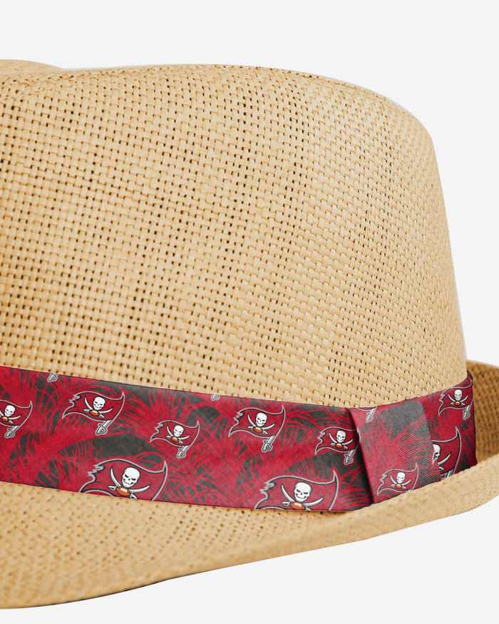 Tampa Bay Buccaneers Trilby Straw Hat FOCO - FOCO.com