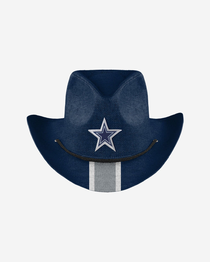 Dallas Cowboys Team Stripe Cowboy Hat FOCO - FOCO.com