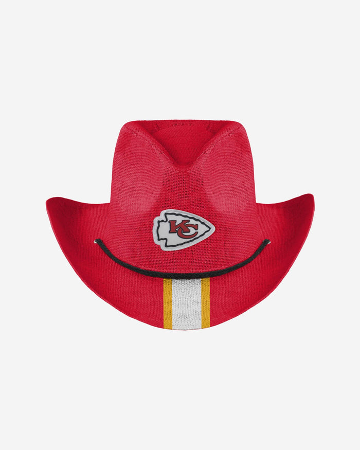 Kansas City Chiefs Team Stripe Cowboy Hat FOCO - FOCO.com