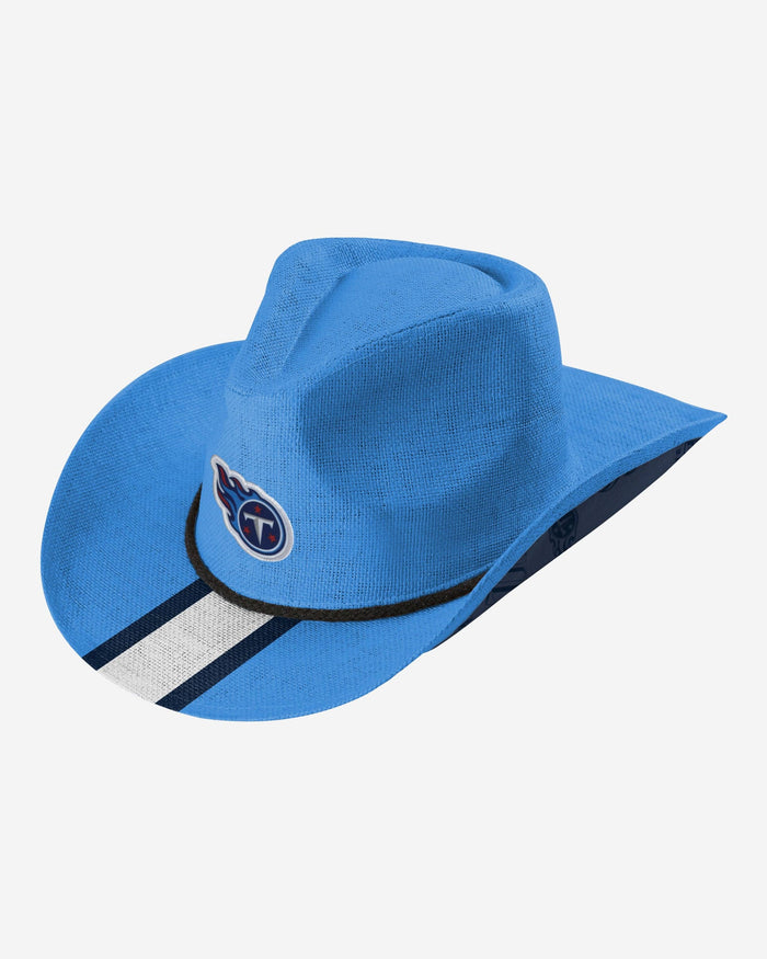 Tennessee Titans Team Stripe Cowboy Hat FOCO - FOCO.com