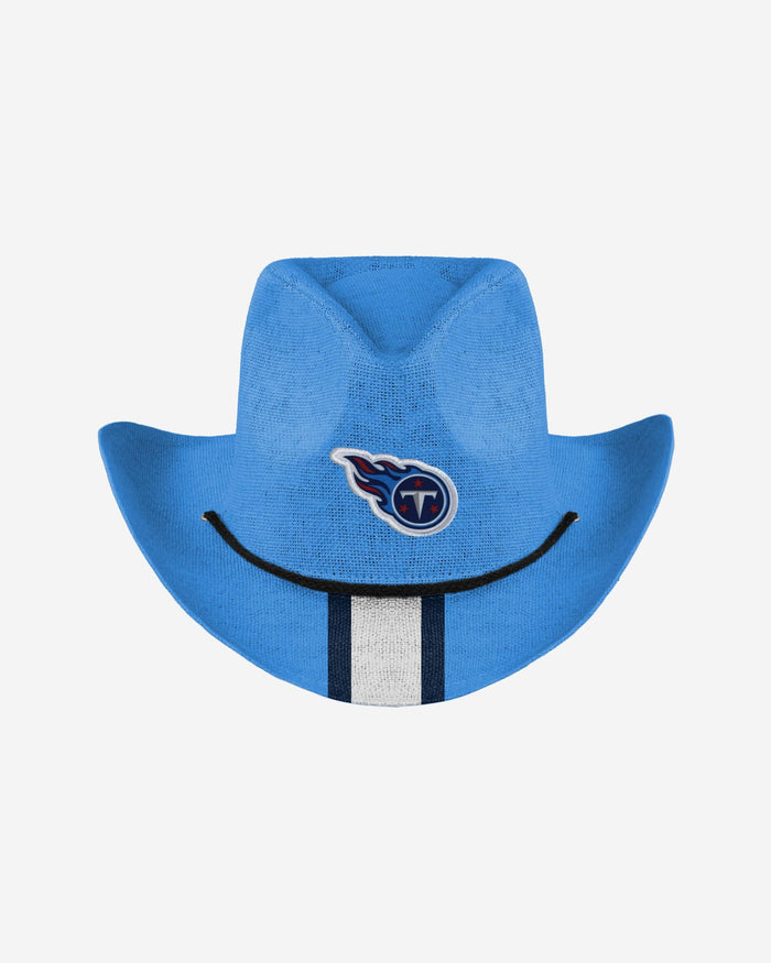 Tennessee Titans Team Stripe Cowboy Hat FOCO - FOCO.com