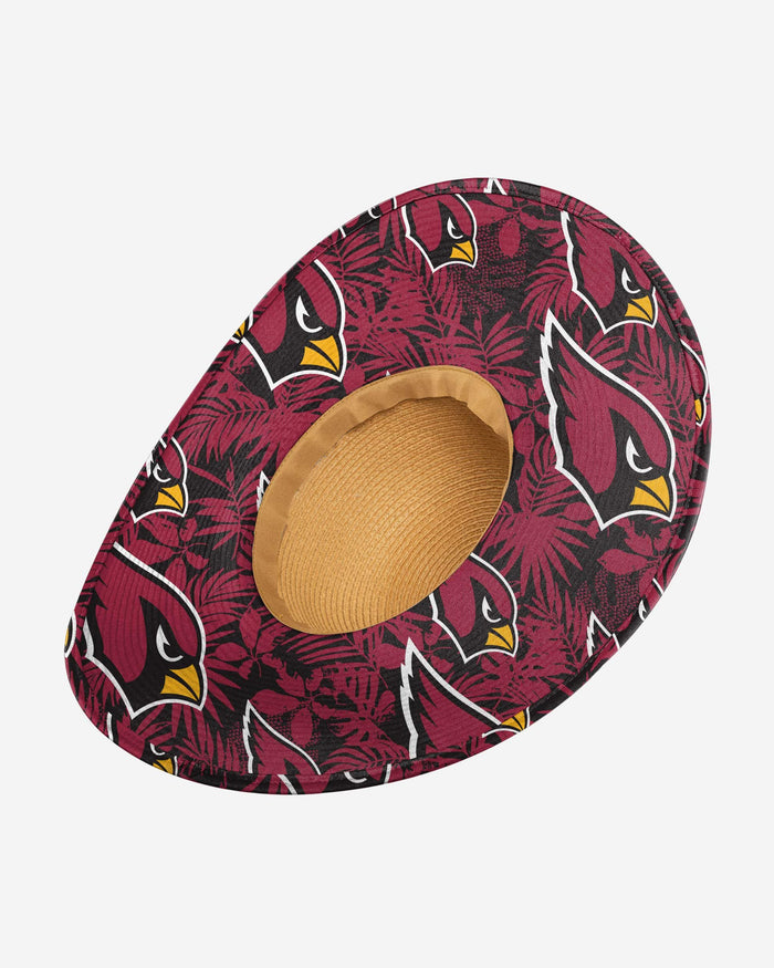 Arizona Cardinals Womens Floral Straw Hat FOCO - FOCO.com