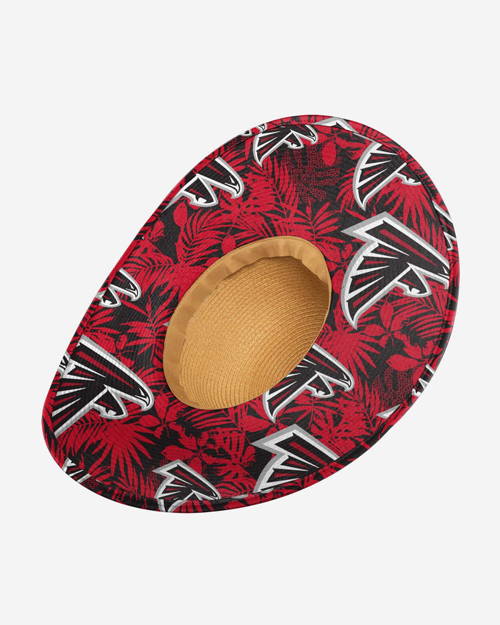 Atlanta Falcons Womens Floral Straw Hat FOCO - FOCO.com