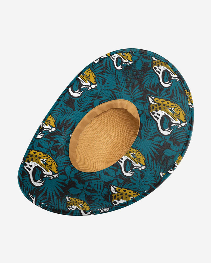 Jacksonville Jaguars Womens Floral Straw Hat FOCO - FOCO.com