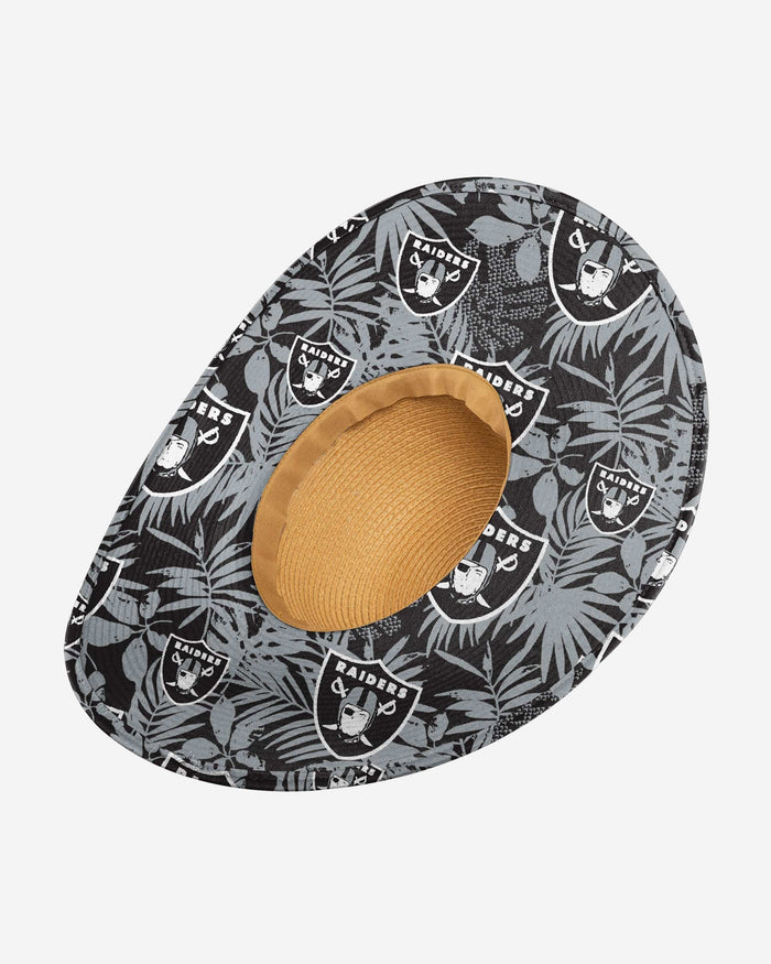 Las Vegas Raiders Womens Floral Straw Hat FOCO - FOCO.com