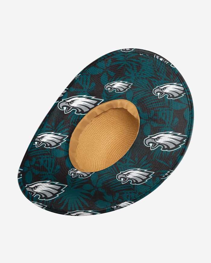 Philadelphia Eagles Womens Floral Straw Hat FOCO - FOCO.com