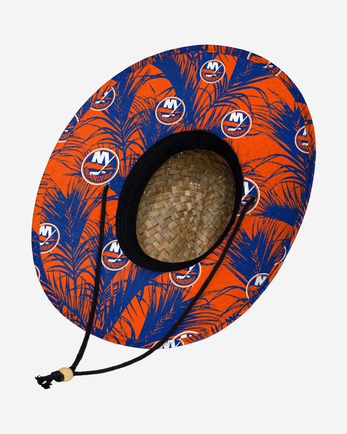 New York Islanders Floral Straw Hat FOCO - FOCO.com