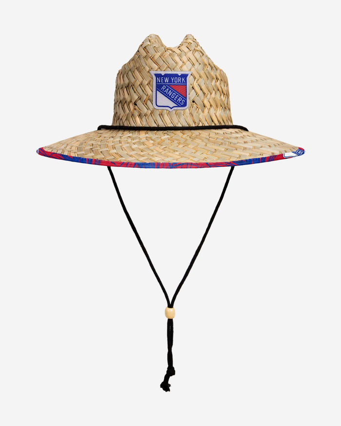 New York Rangers Floral Straw Hat FOCO - FOCO.com