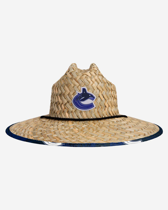 Vancouver Canucks Floral Straw Hat FOCO - FOCO.com