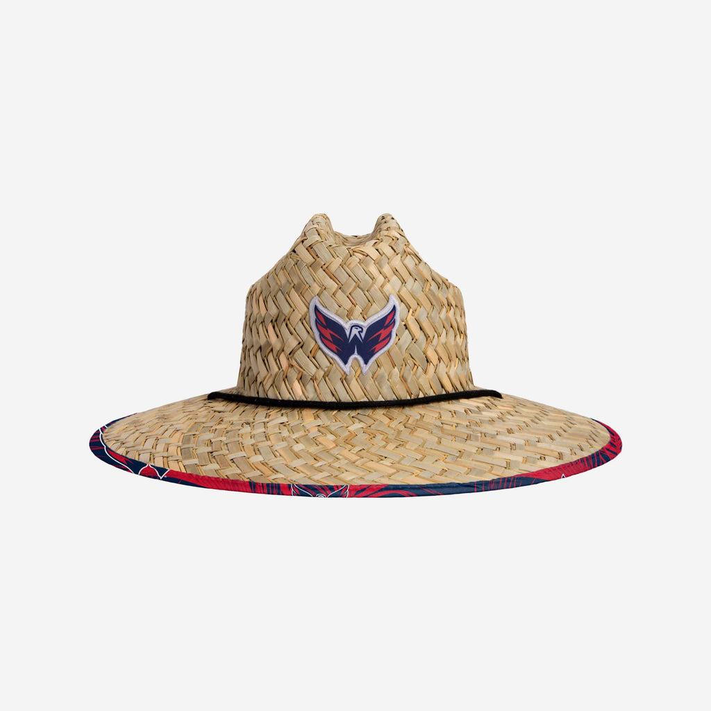 Washington Capitals Floral Straw Hat FOCO - FOCO.com