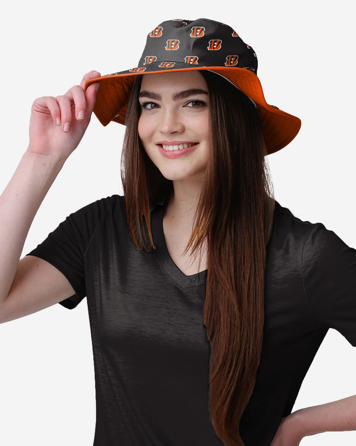 Cincinnati Bengals Womens Mini Print Hybrid Boonie Hat FOCO - FOCO.com