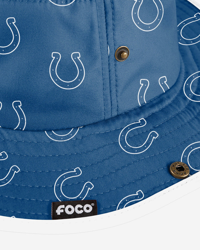 Indianapolis Colts Womens Mini Print Hybrid Boonie Hat FOCO - FOCO.com