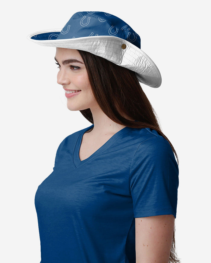 Indianapolis Colts Womens Mini Print Hybrid Boonie Hat FOCO - FOCO.com