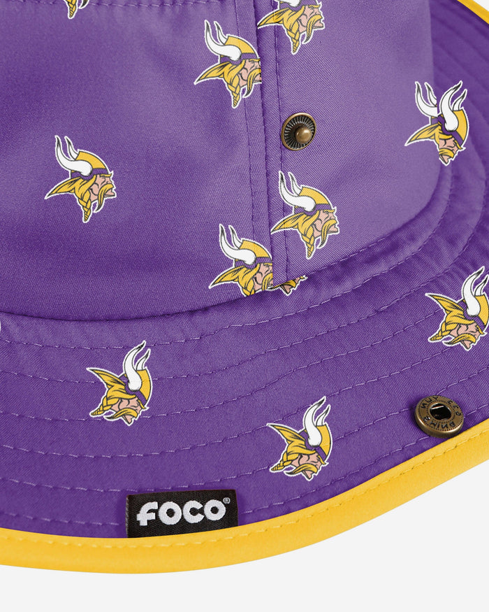 Minnesota Vikings Womens Mini Print Hybrid Boonie Hat FOCO - FOCO.com