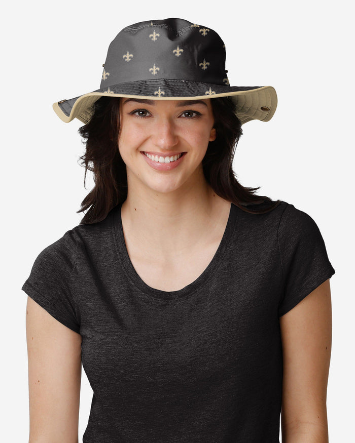 New Orleans Saints Womens Mini Print Hybrid Boonie Hat FOCO - FOCO.com