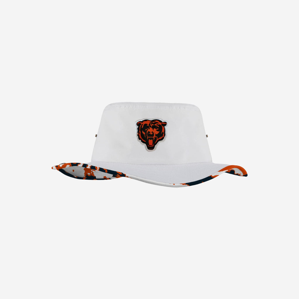 Chicago Bears Womens White Hybrid Boonie Hat FOCO - FOCO.com