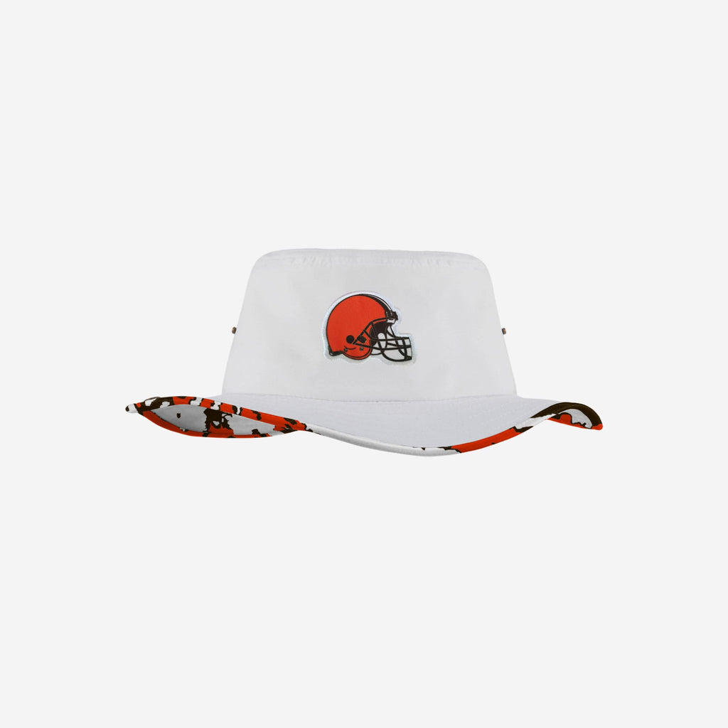 Cleveland Browns Womens White Hybrid Boonie Hat FOCO - FOCO.com