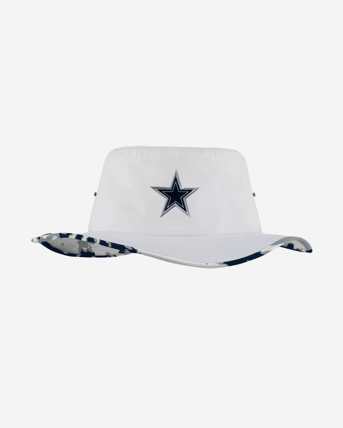 Dallas Cowboys Womens White Hybrid Boonie Hat FOCO - FOCO.com