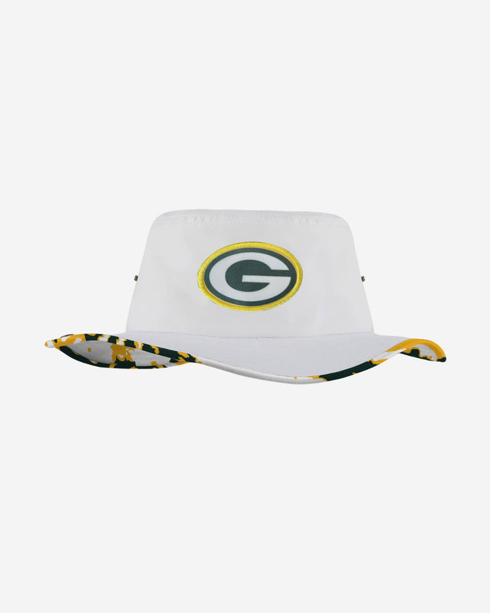 Green Bay Packers Womens White Hybrid Boonie Hat FOCO - FOCO.com