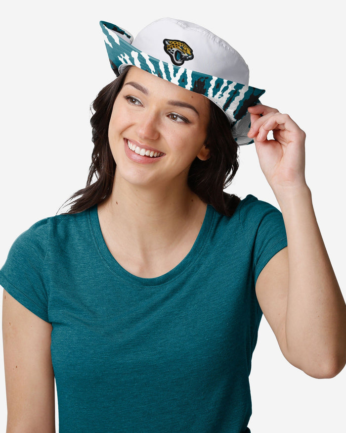 Jacksonville Jaguars Womens White Hybrid Boonie Hat FOCO - FOCO.com