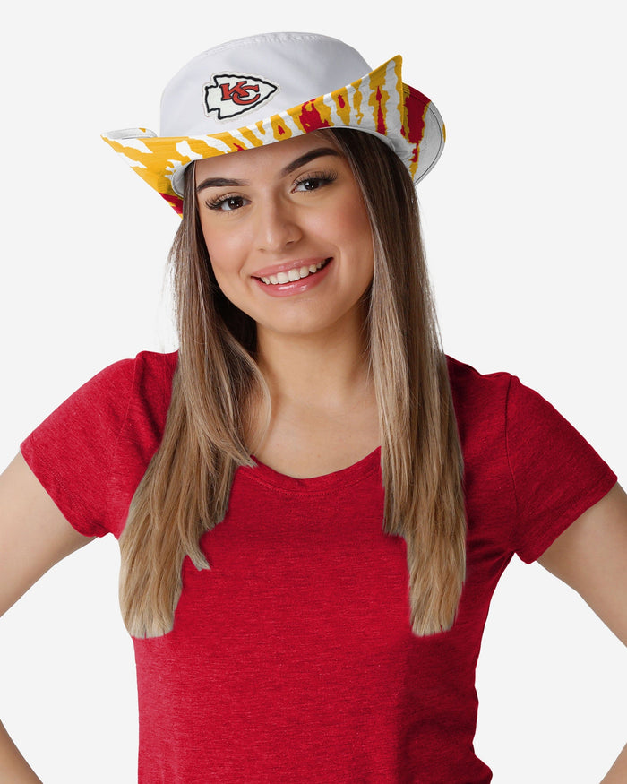 Kansas City Chiefs Womens White Hybrid Boonie Hat FOCO - FOCO.com