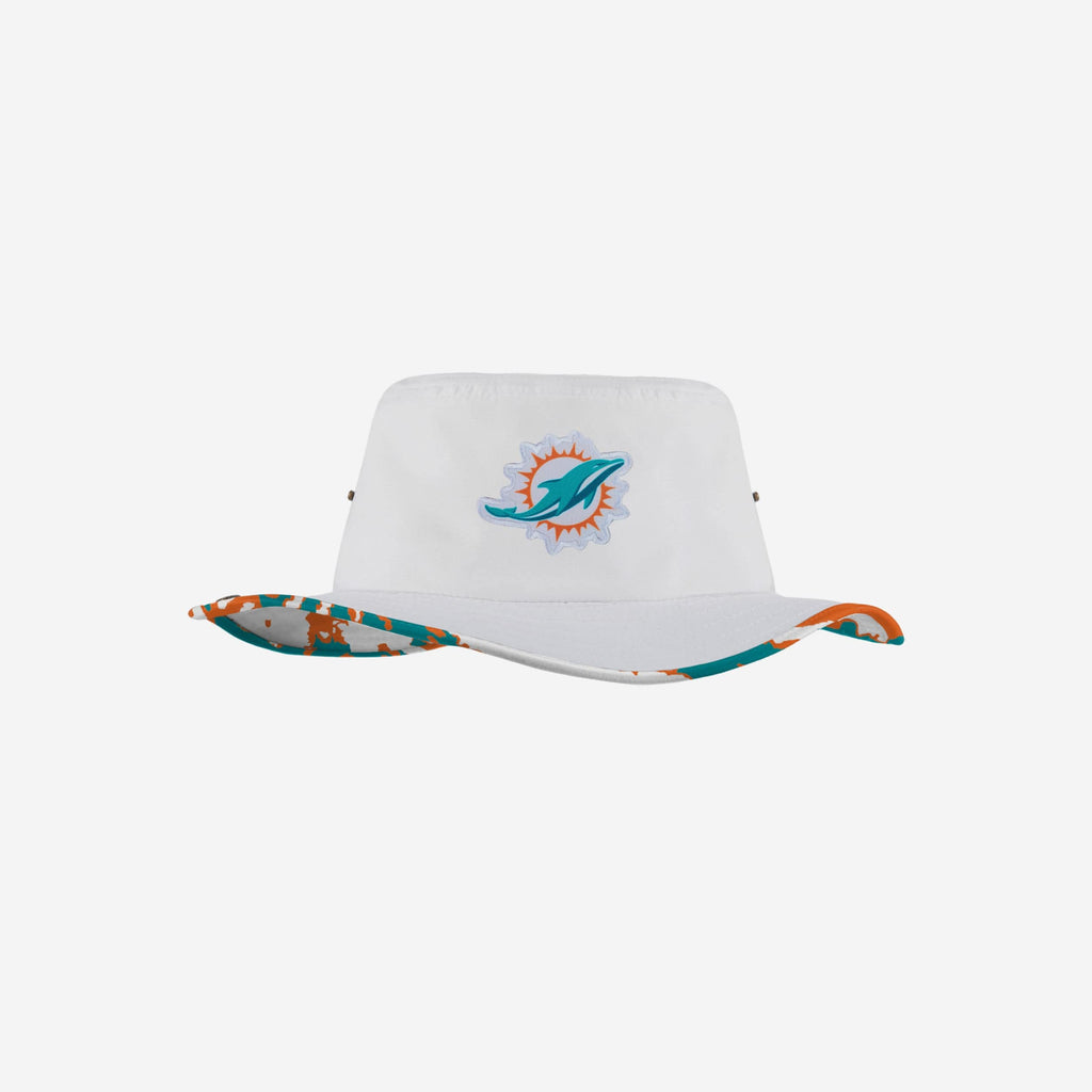 Miami Dolphins Womens White Hybrid Boonie Hat FOCO - FOCO.com