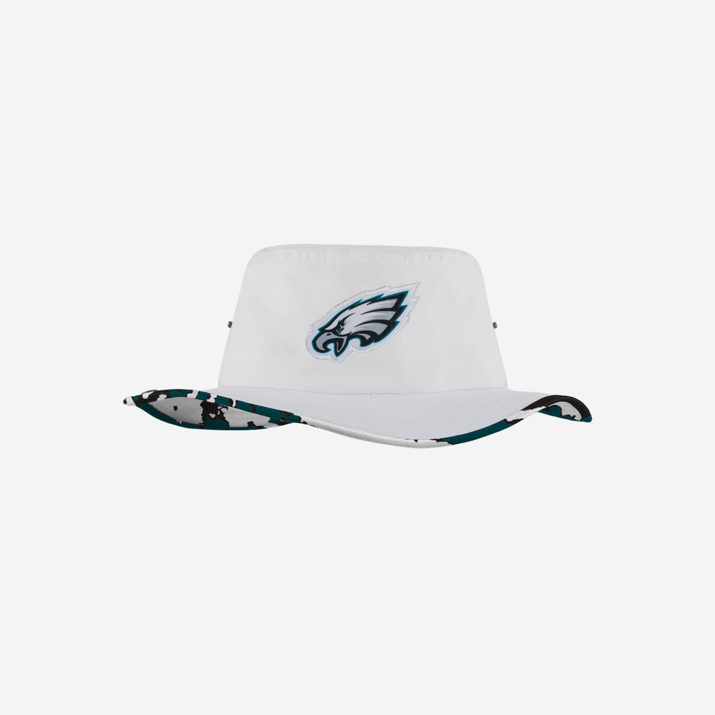 Philadelphia Eagles Womens White Hybrid Boonie Hat FOCO - FOCO.com