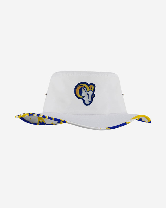 Los Angeles Rams Womens White Hybrid Boonie Hat FOCO - FOCO.com