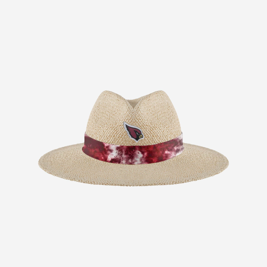 Arizona Cardinals Womens Tie-Dye Ribbon Straw Hat FOCO - FOCO.com