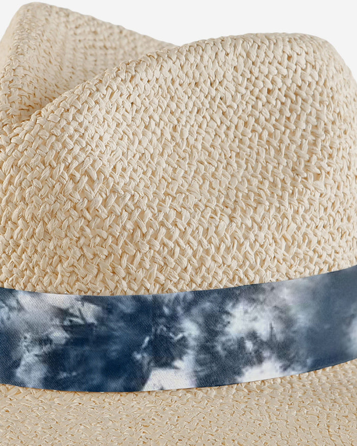 Chicago Bears Womens Tie-Dye Ribbon Straw Hat FOCO - FOCO.com