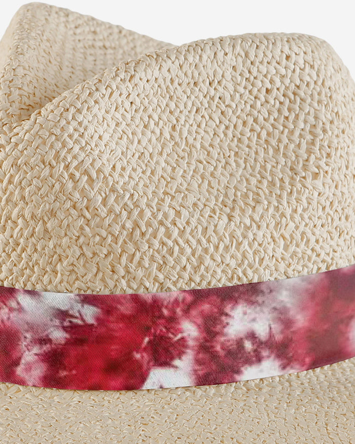 Kansas City Chiefs Womens Tie-Dye Ribbon Straw Hat FOCO - FOCO.com