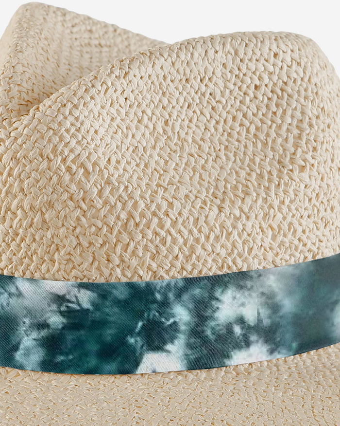 Philadelphia Eagles Womens Tie-Dye Ribbon Straw Hat FOCO - FOCO.com