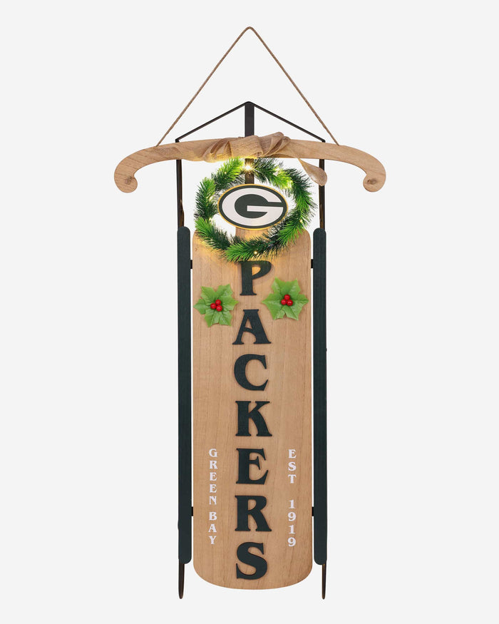 Green Bay Packers Light Up Sled FOCO - FOCO.com